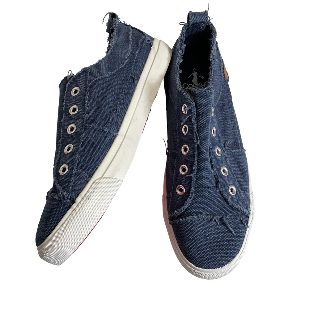 Corkys Babalu Casual Slip-on Sneakers In‎ Navy Blue
